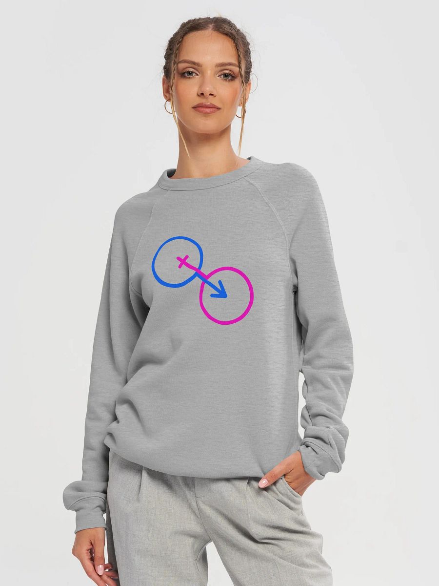 Interconnected Normality Unisex Raglan Sweatshirt product image (4)