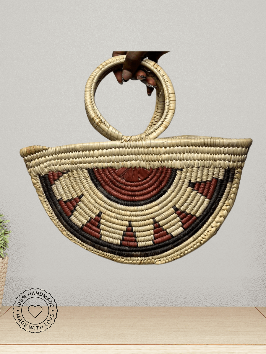 Hand Crafted Rafia Bag by Ankara Folktale product image (1)