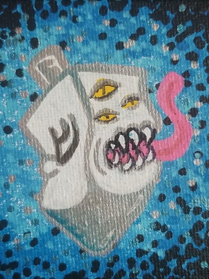 Dreidel Mimic (Shin ש) Print product image (1)