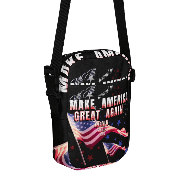 American Dream All-Over Crossbody Bag Trump moms dads friends product image (1)