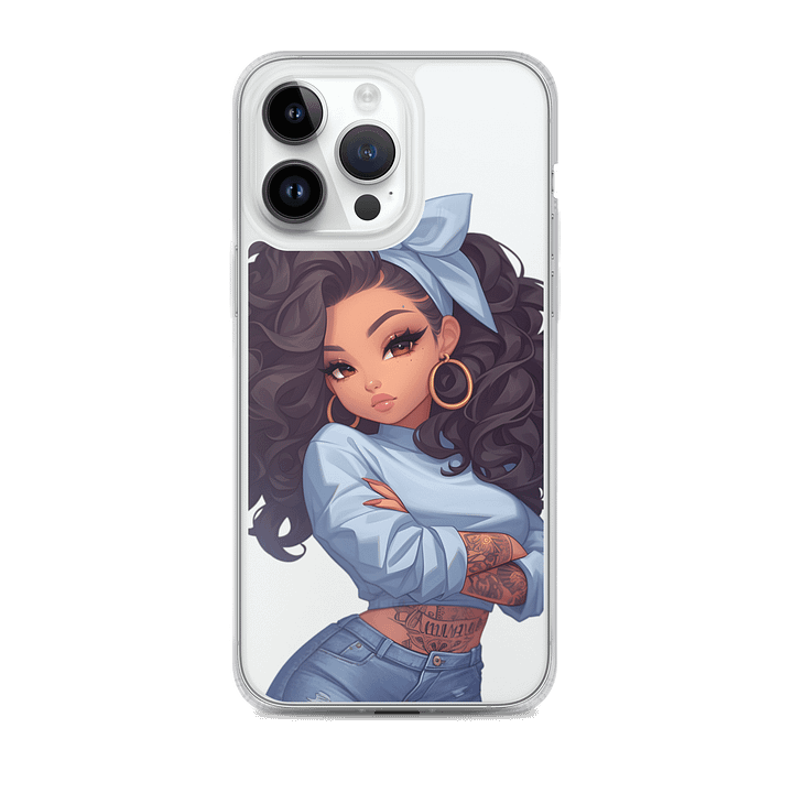 Blue Bow Beauty iPhone® Case product image (2)