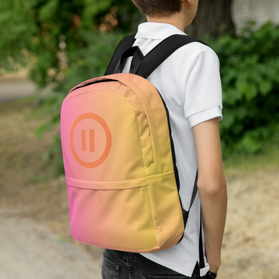 Pause AI Backpack (Pink/Orange Gradient) product image (8)