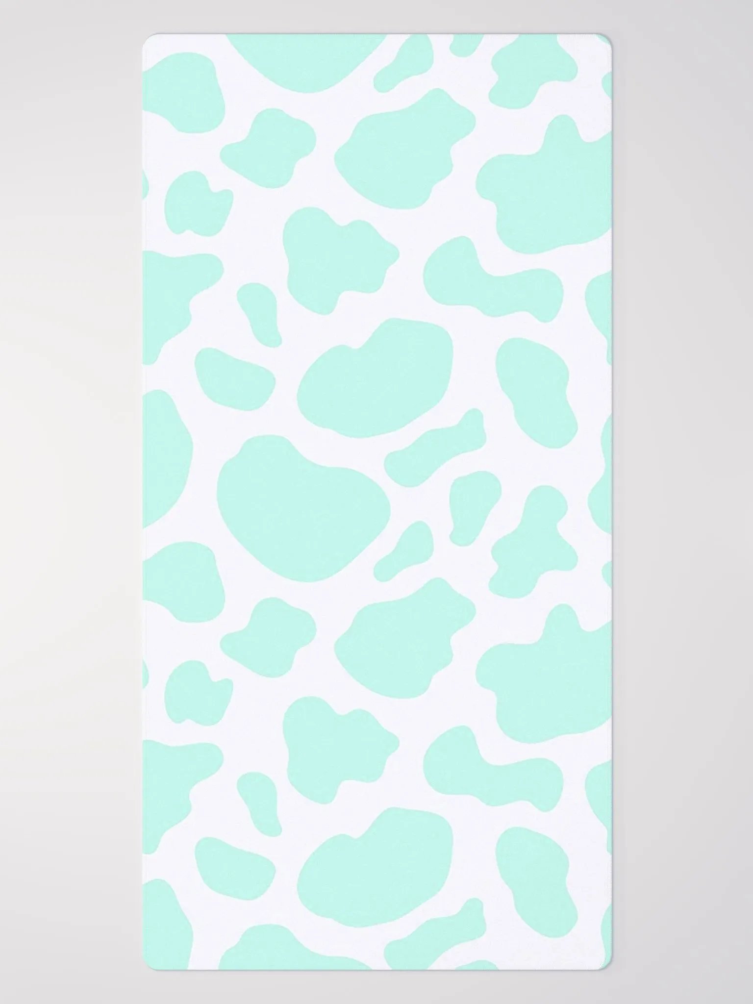 BLUE ON WHITE COW PRINT (DESK MAT) product image (2)