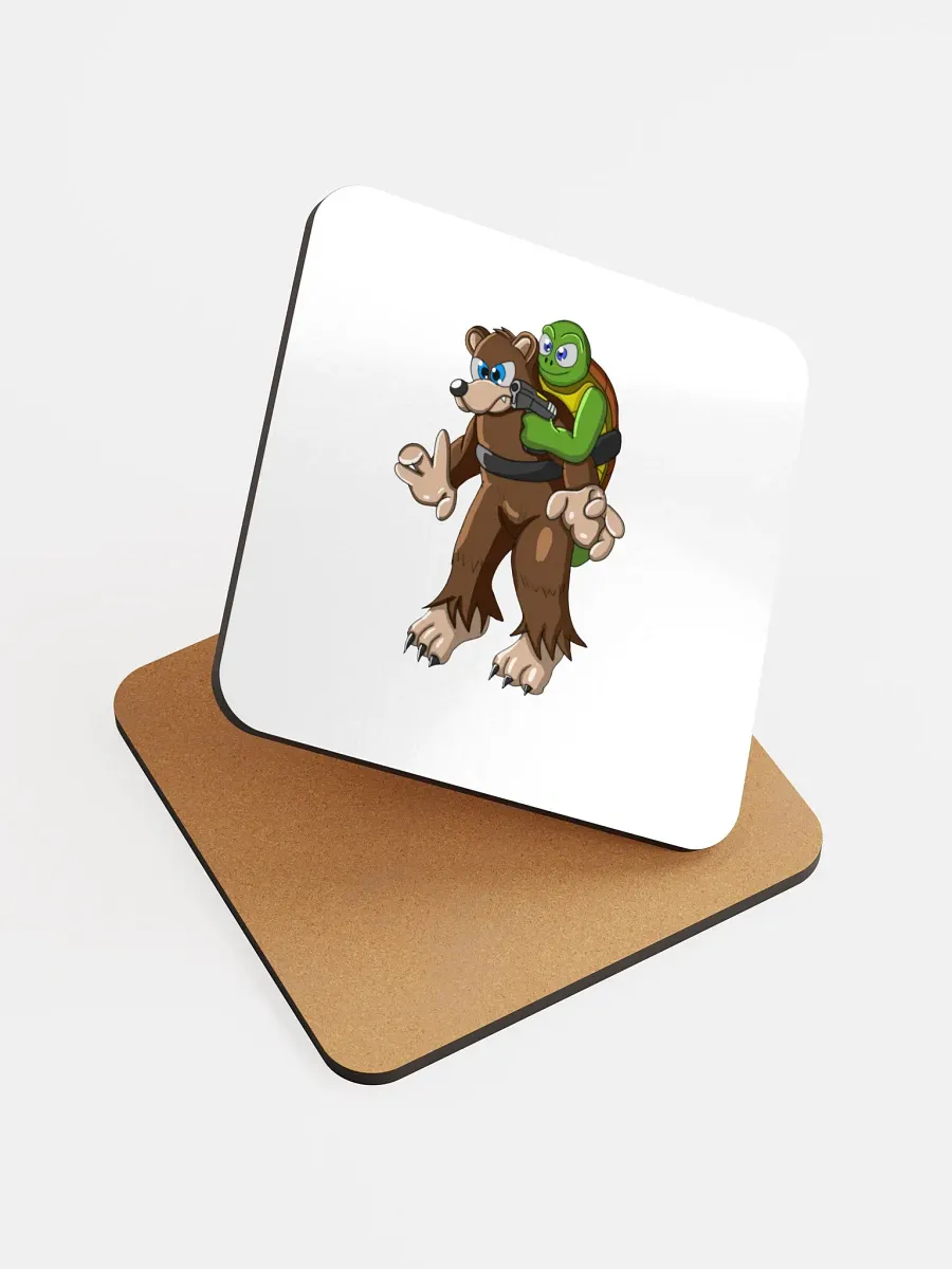 Cub Glossed Cork Coaster product image (6)