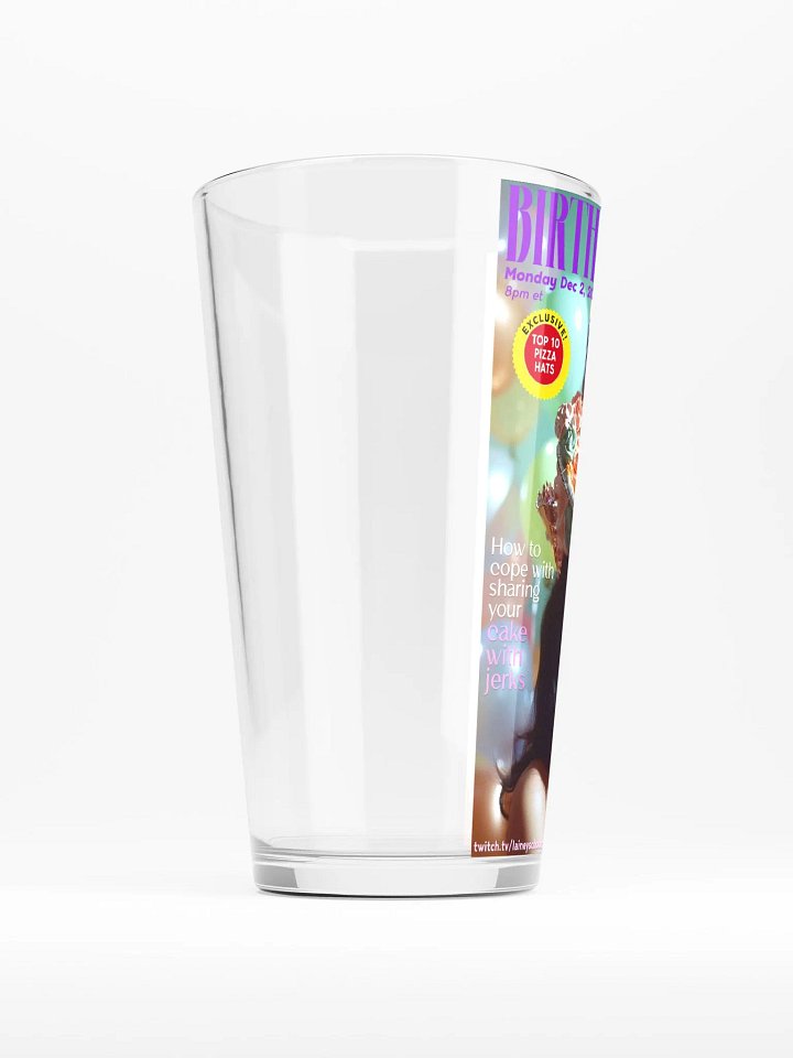 Limited Edition BIRTHDAY ADULT MAGAZINE 2024 Pint Glass product image (2)