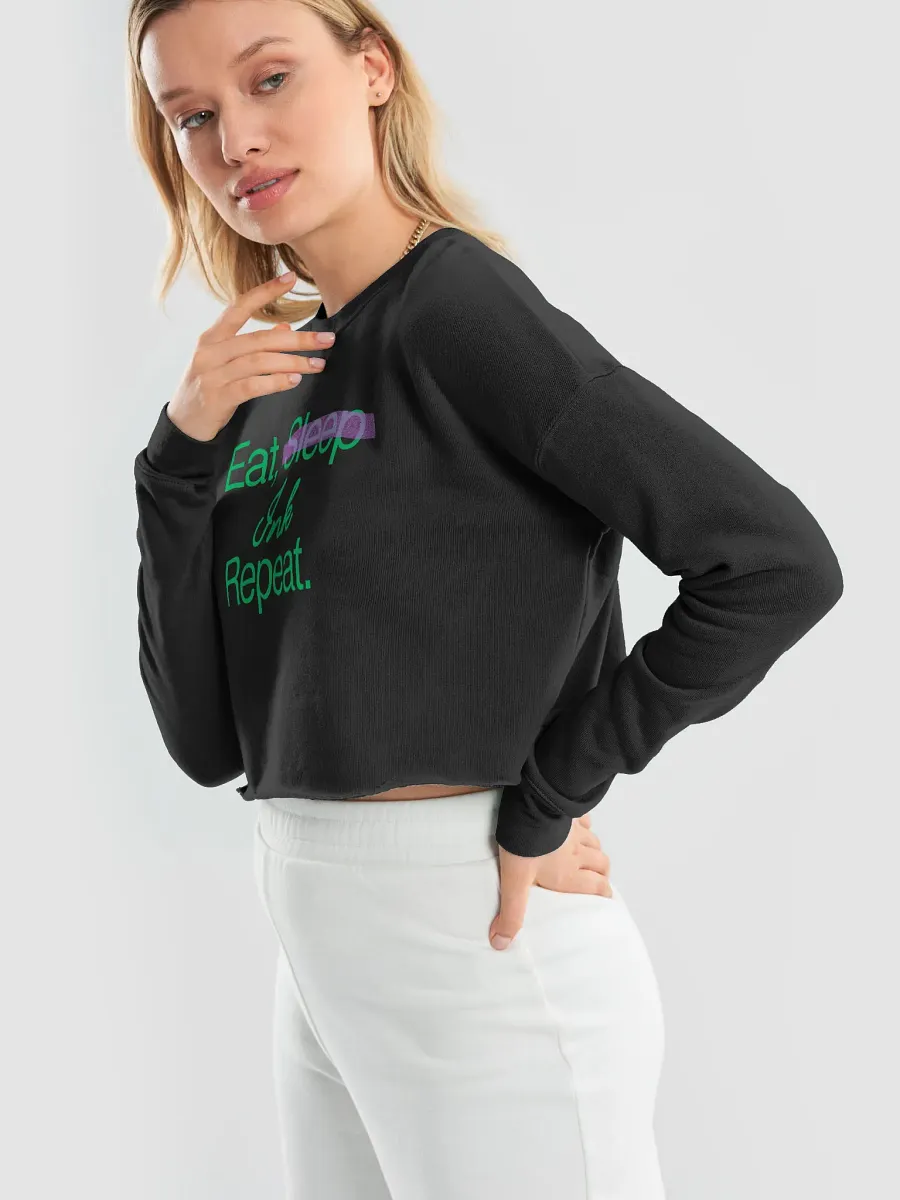 "Eat Ink Repeat" Cropped Sweater product image (10)