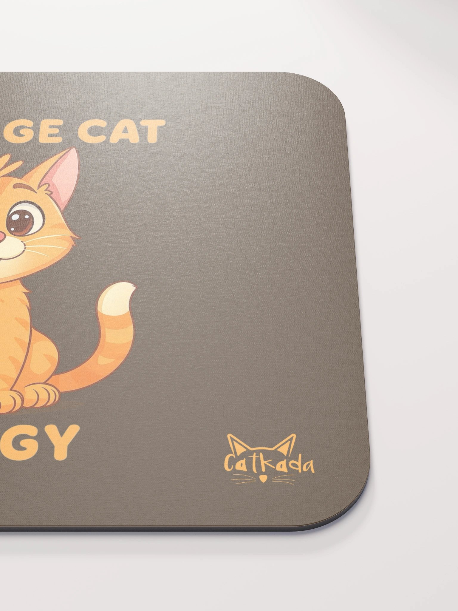 ORANGE CAT ENERGY MOUSEPAD product image (5)