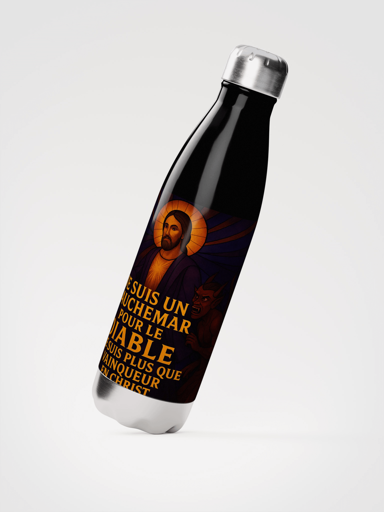 Je suis un cauchemar pour le diable – Bouteille Inox 500 ml product image (2)