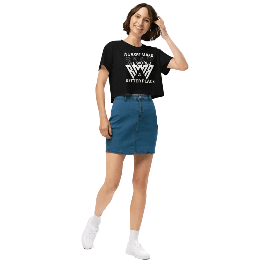 Angular Elegance Women's Crop Top product image (7)