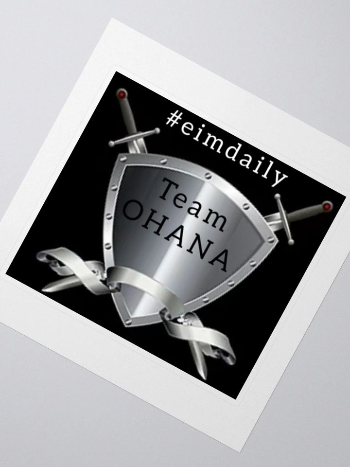 Team OHANA Shield Kiss Cut Stickers product image (2)