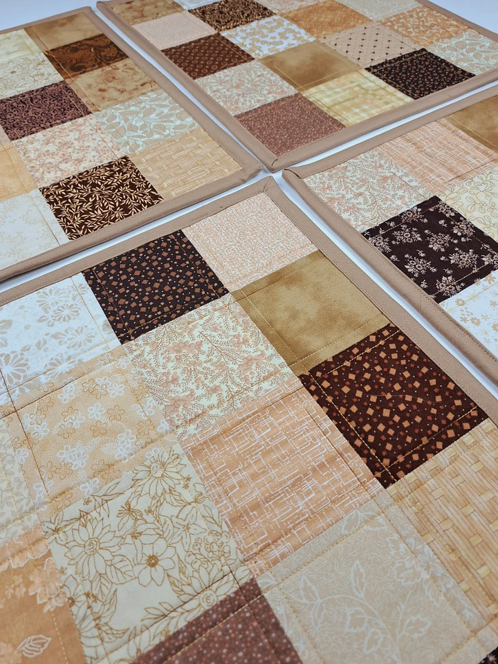 Shades of Tan Quilted Placemats product image (1)