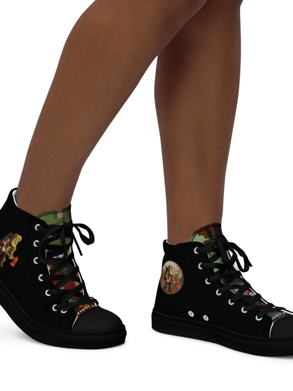 Patient PixelZ High Tops (Black Out) Womens product image (10)
