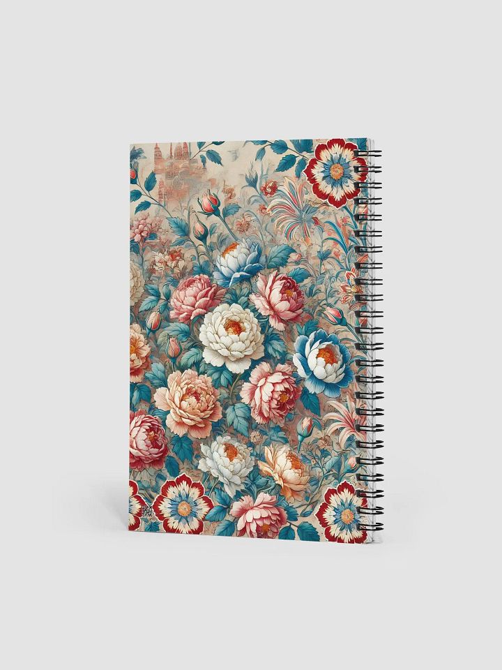 Royal Floral Spiral Notebook product image (2)