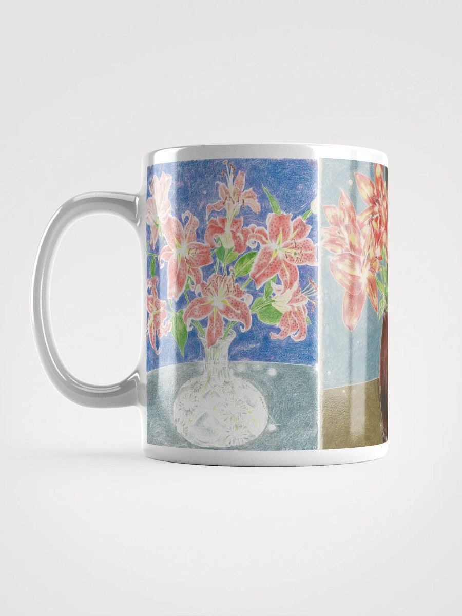 Flowers White Glossy Mug product image (3)