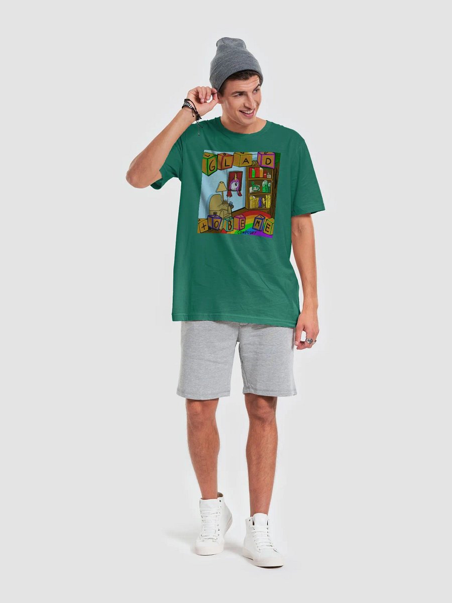 Glad To Be Me green tee product image (6)