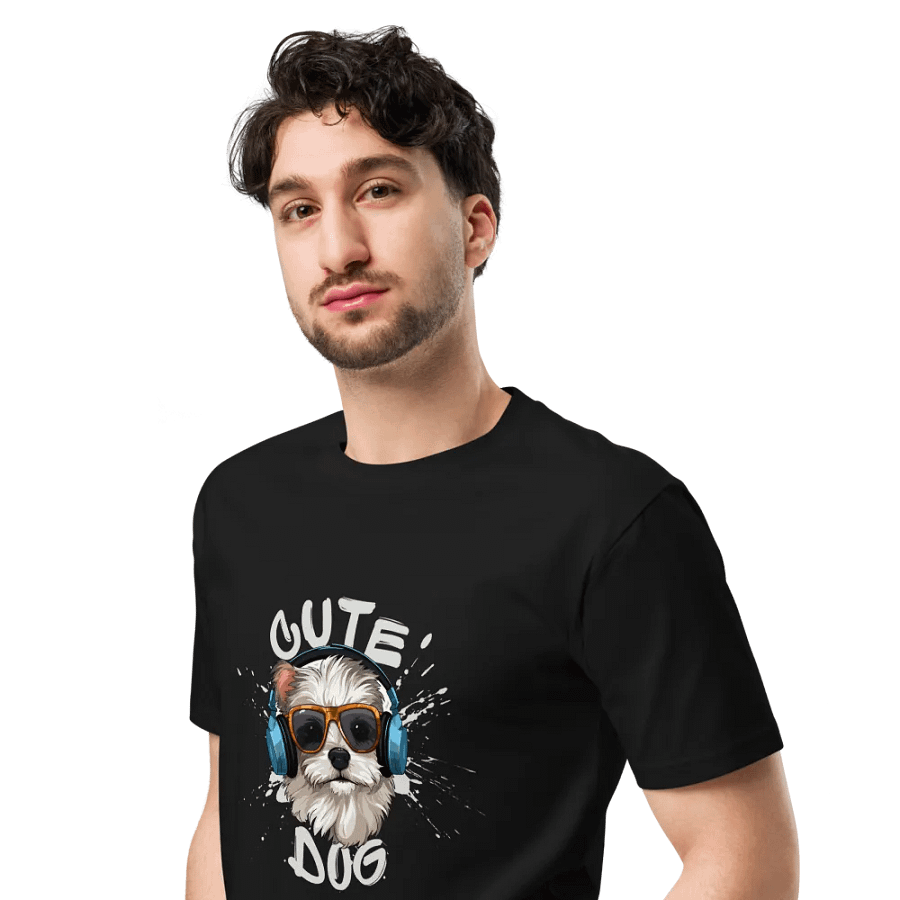 Cool Pup DJ Unisex T-Shirt product image (6)