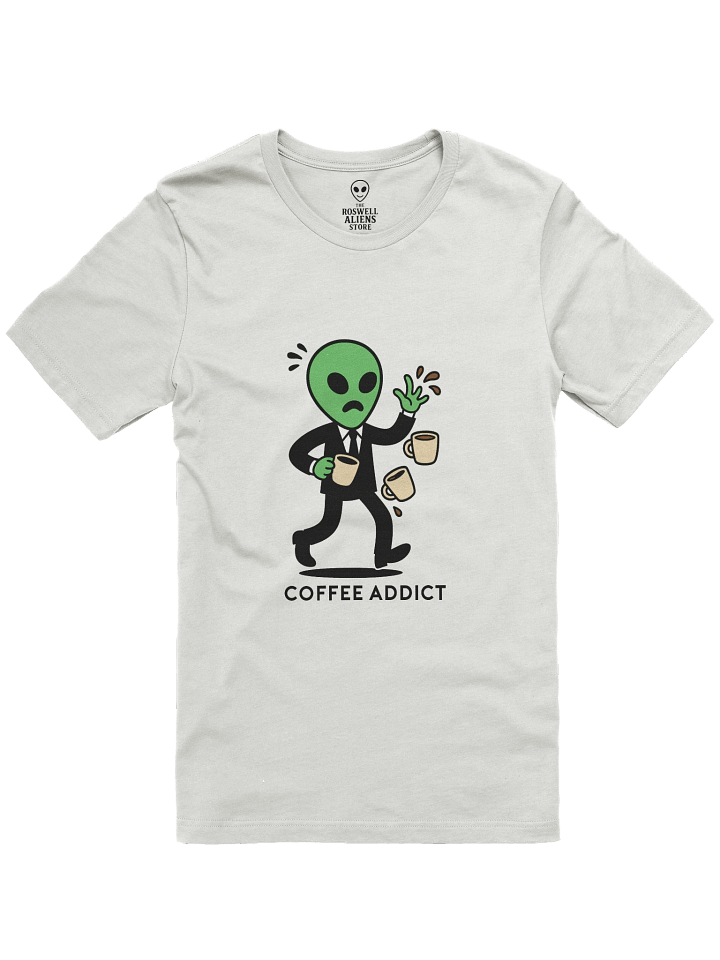 Coffee Addict Roswell Alien Unisex T-Shirt product image (25)
