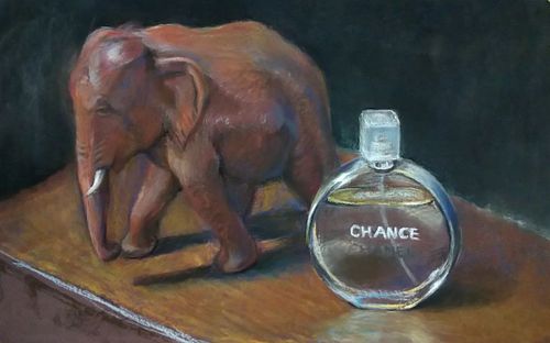 2 really small paintings I did in 2021 and 2022. It is time to do more still lives!!! #pastelpainting #stilllife #softpastels...