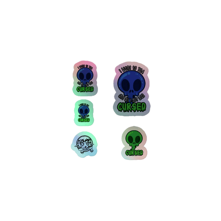 All I Got Was Cursed - Shaman - Holo Sticker Sheet product image (1)