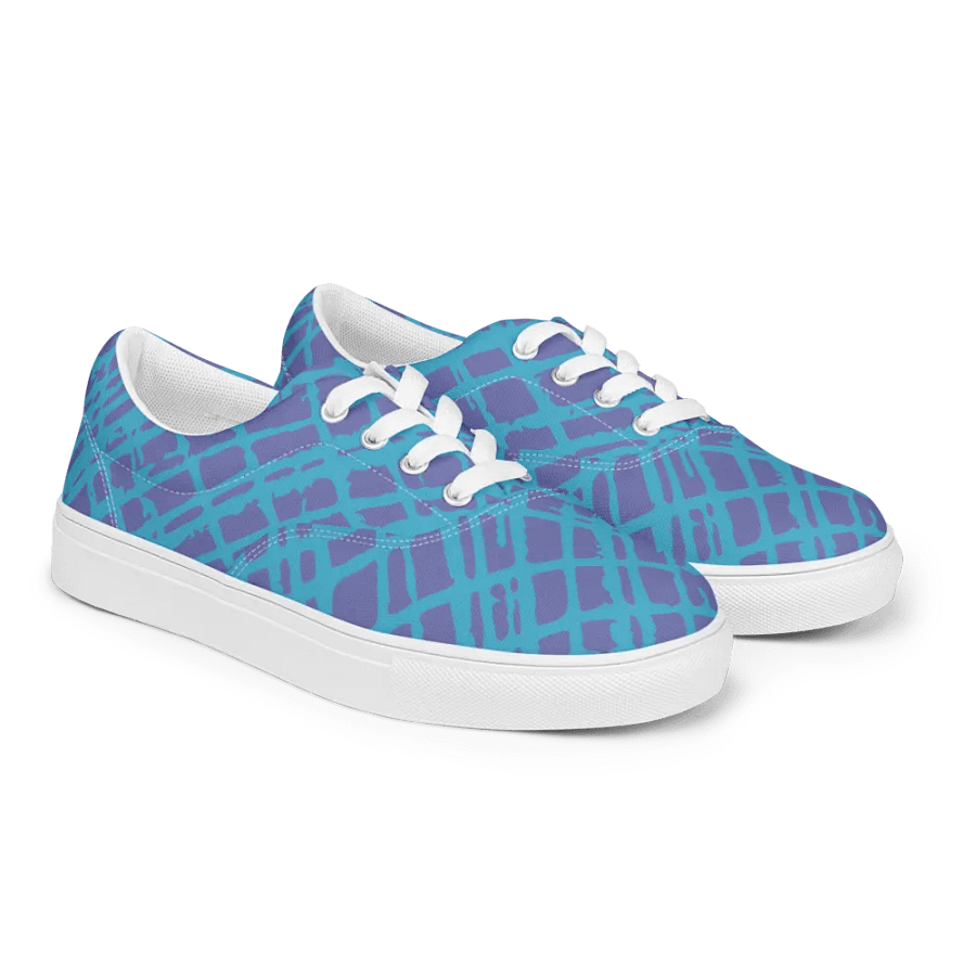 Dynamic Grid Women's Canvas Shoes product image (3)