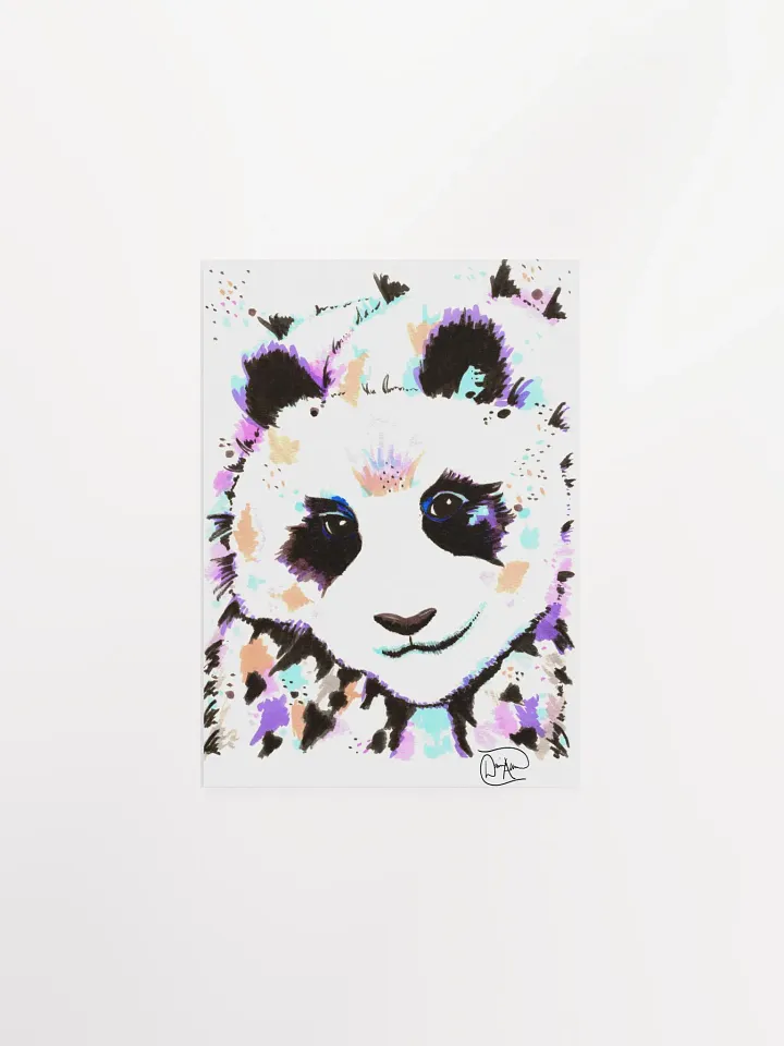 Chaos Panda Watercolour Print product image (1)