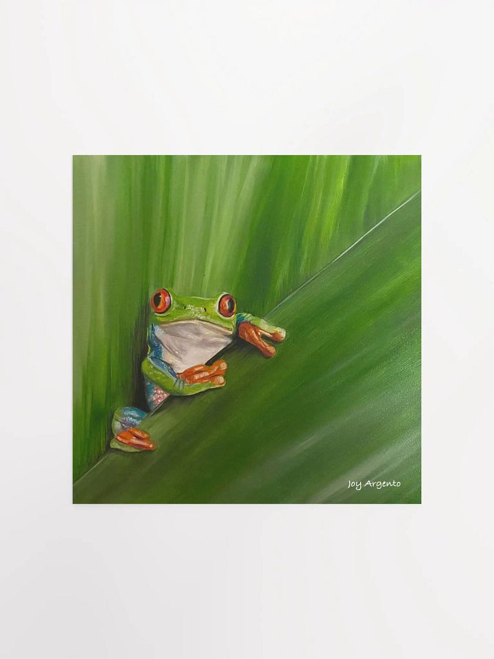 Tree Frog Peeping Print product image (1)
