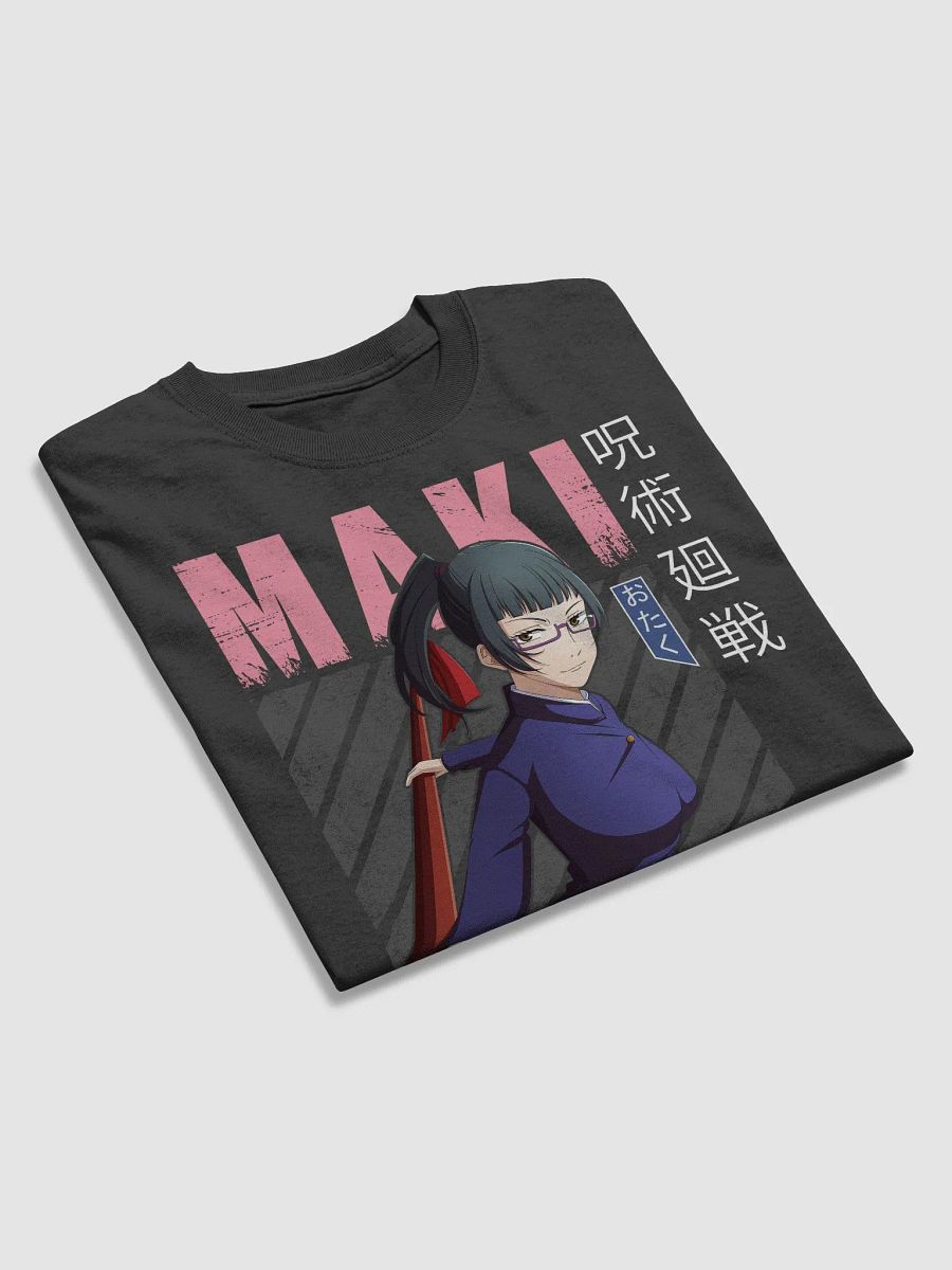 Jujutsu Kaisen Maki Zenin Unwavering Warrior T-Shirt – Gildan Heavyweight product image (3)