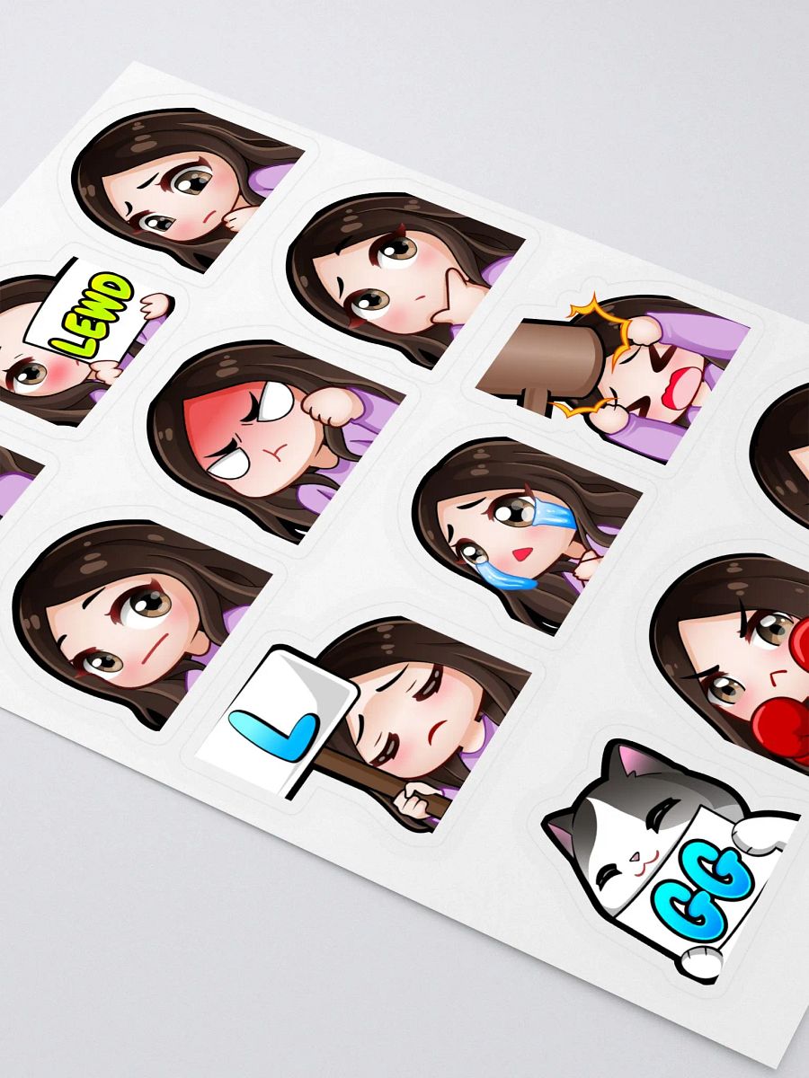 Emote Sticker Sheet C product image (3)