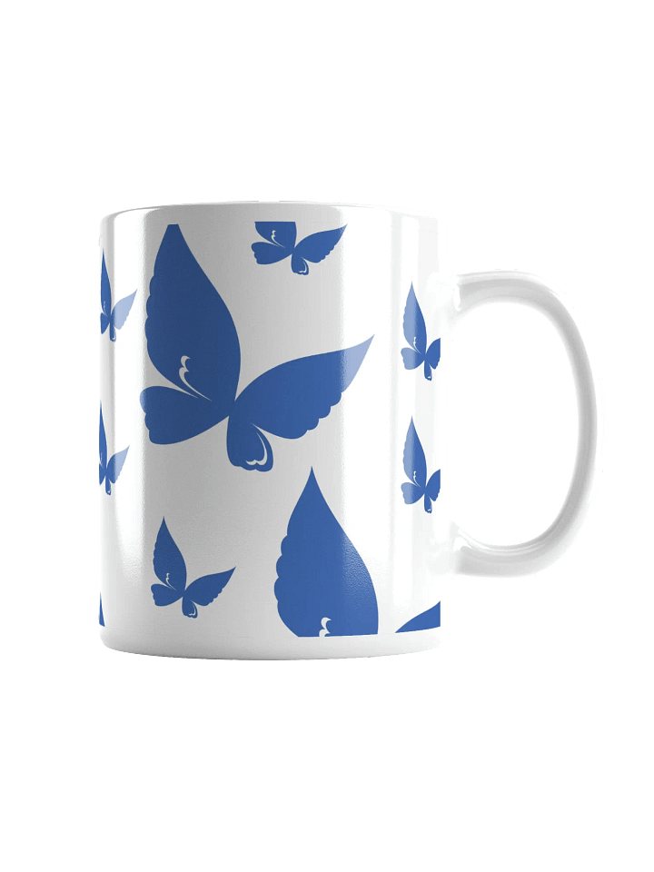 Blue Butterfly Silhouettes Mug product image (2)