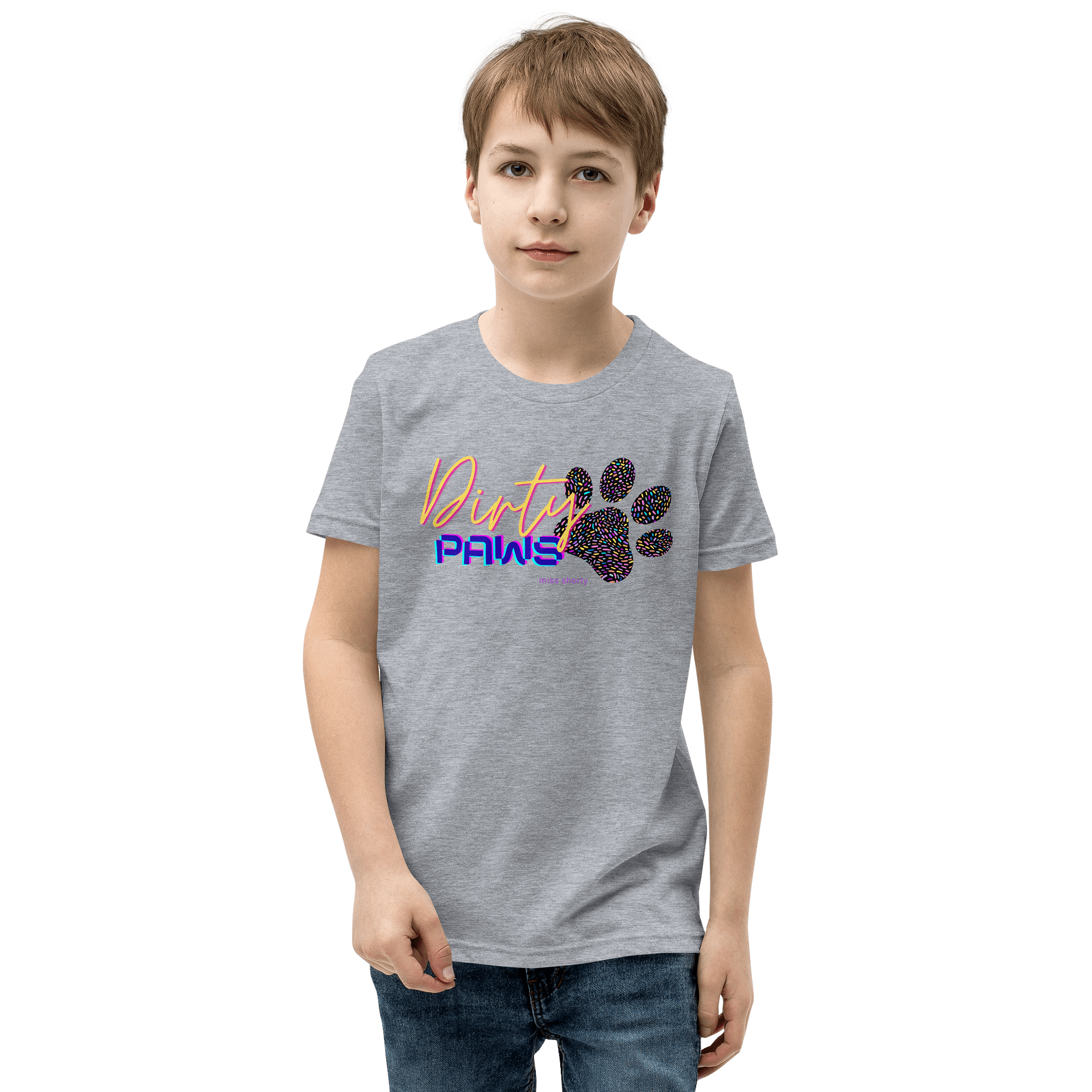 Dirty Paws Tee - Blue Youth product image (1)