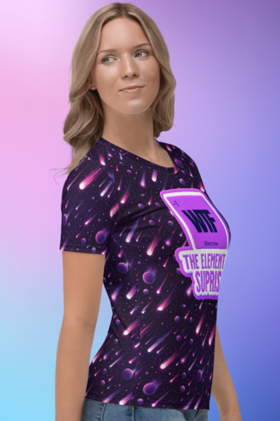 Funny WTF All Over Print T-shirt product image (4)