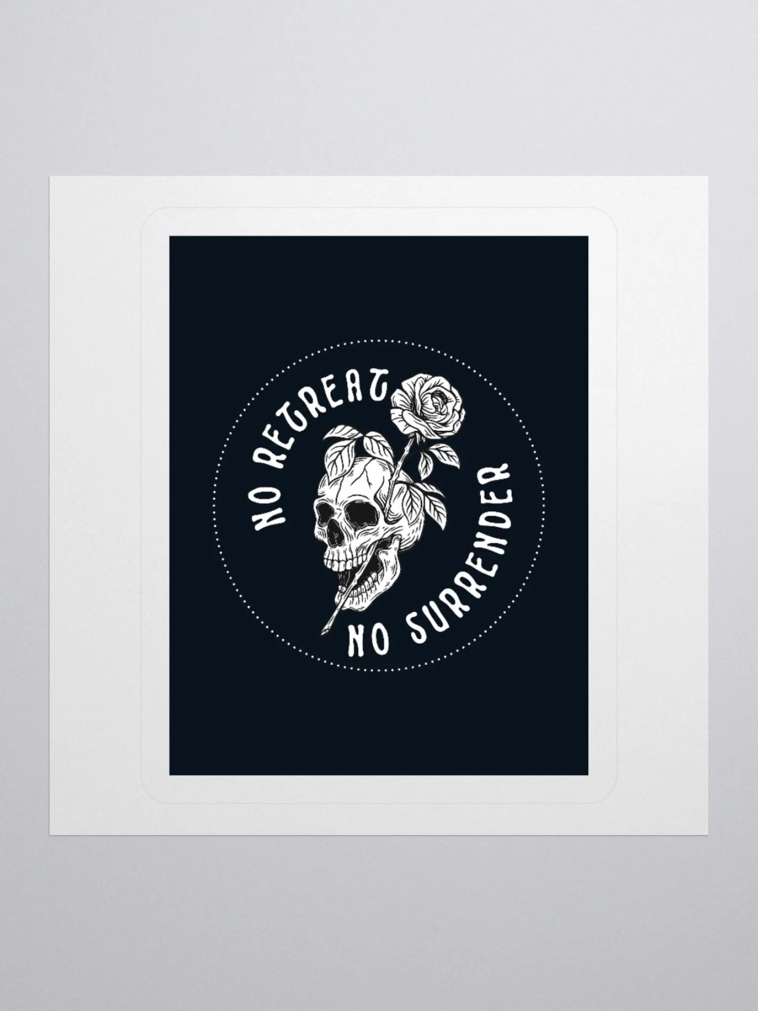 No Retreat No Surrender Stickers product image (1)