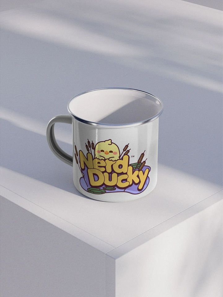 Nerd Ducky Enamel Mug product image (1)