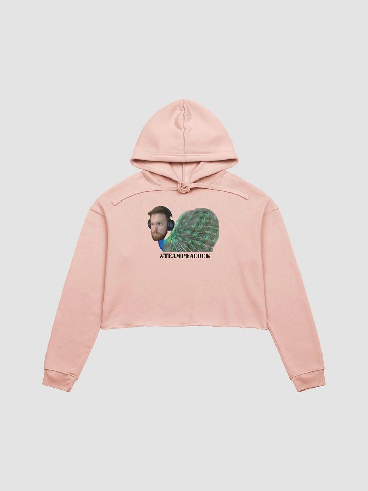 #TeamPeacock Crop Hoodie product image (2)