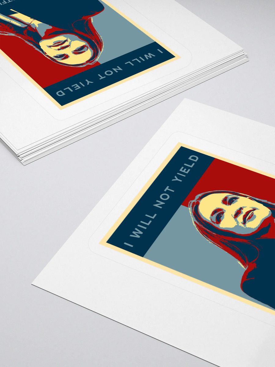 I Will Not Yield Kiss Cut Stickers product image (12)