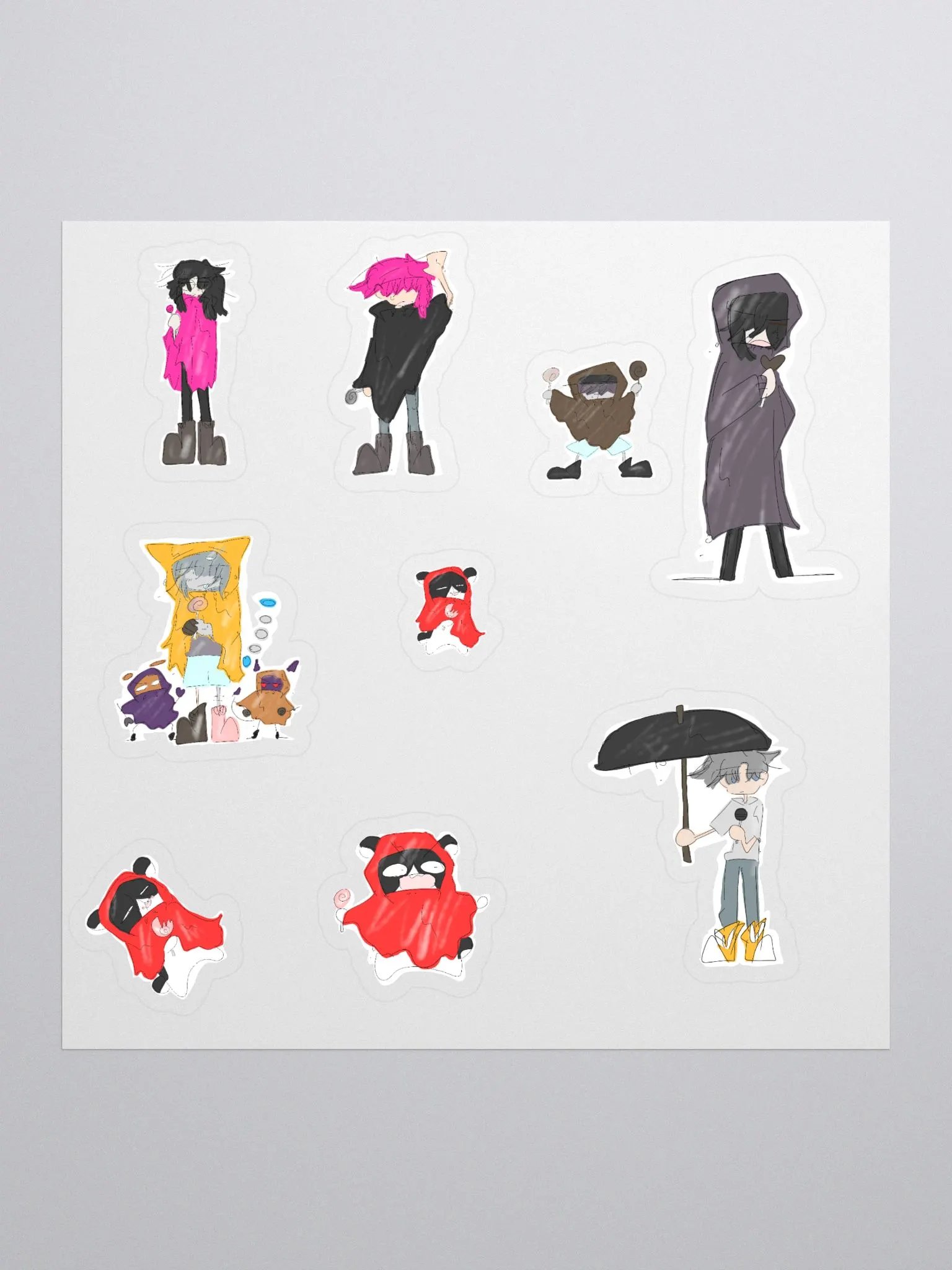 Moon Savers + Hampan and Ray stickers product image (1)