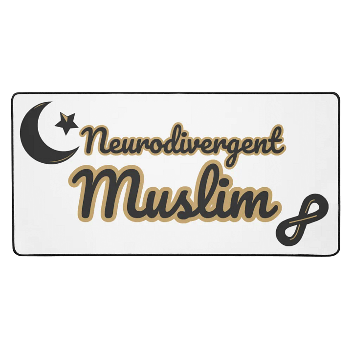 Neurodivergent Muslim Desk Mat - Light product image (1)