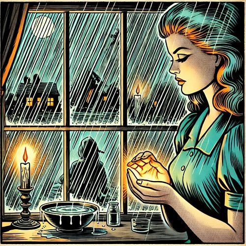 Caught in a summer downpour? Turn that rain into ritual.
Grab a bowl, some salt, or draw a cleansing bath—your water magic gu...