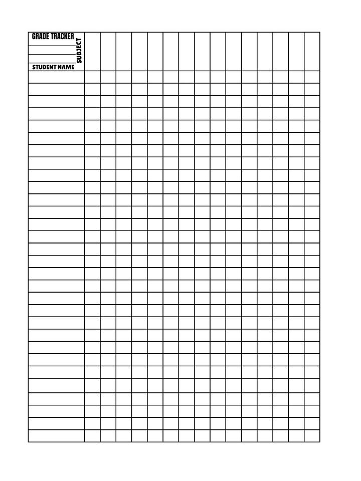Student Grade Tracker: Subject & Assessment Logbook" "Classroom Gradebook: Track Subjects, Scores & Progres product image (1)