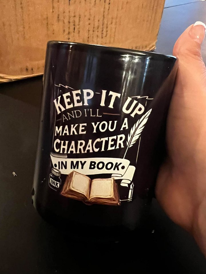 Keep It Up And I'll... (Design A) Black Glossy Mug by Mugz product image (2)
