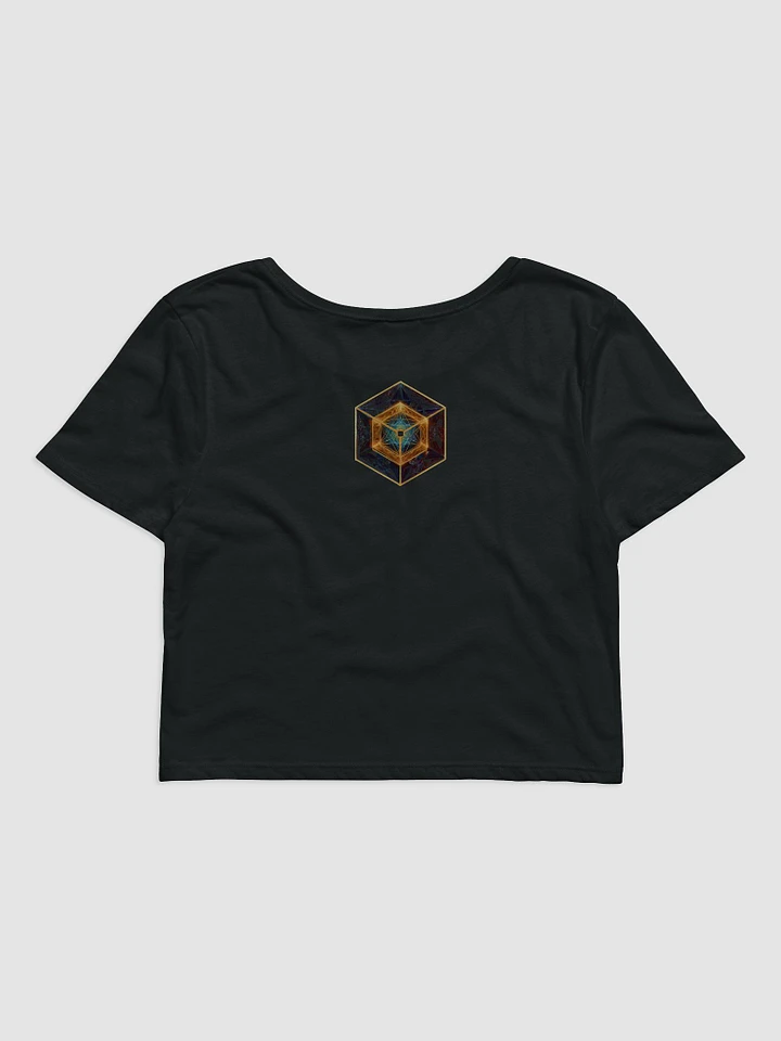 Geometric Optical Illusion Cube T-Shirt - Unique Visual Art product image (5)