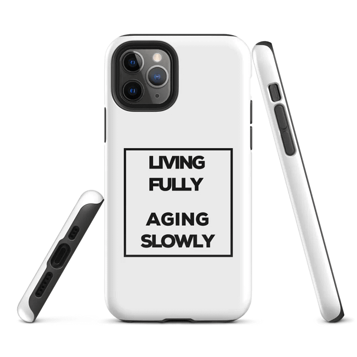 Stealth Shield iPhone® Case 'Living Fully, Aging Slowly' product image (2)