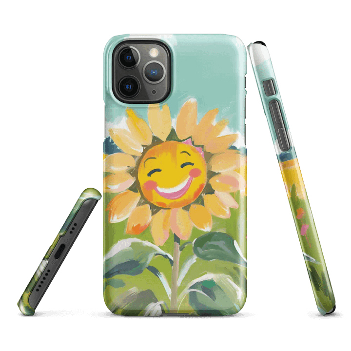 Cheerful Sunflower Snap Case for iPhone® product image (3)