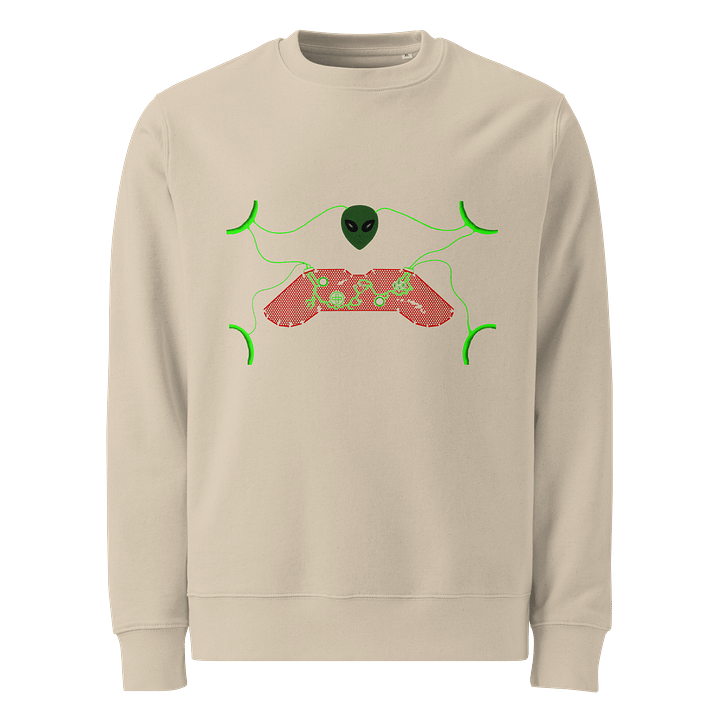 Galactic Gamer Organic Sweatshirt product image (1)