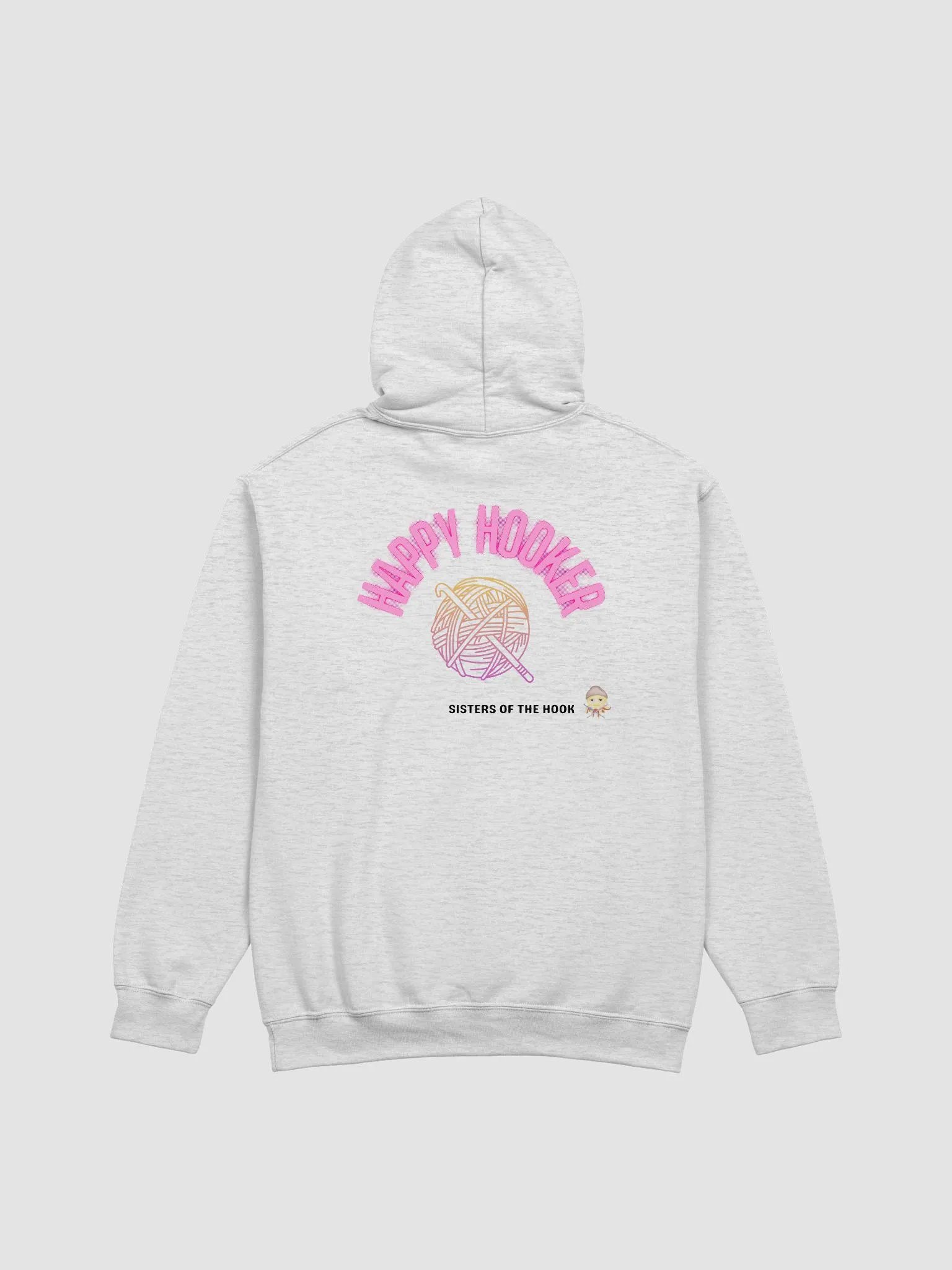 Happy Hooker Hoodie - Black Text product image (1)