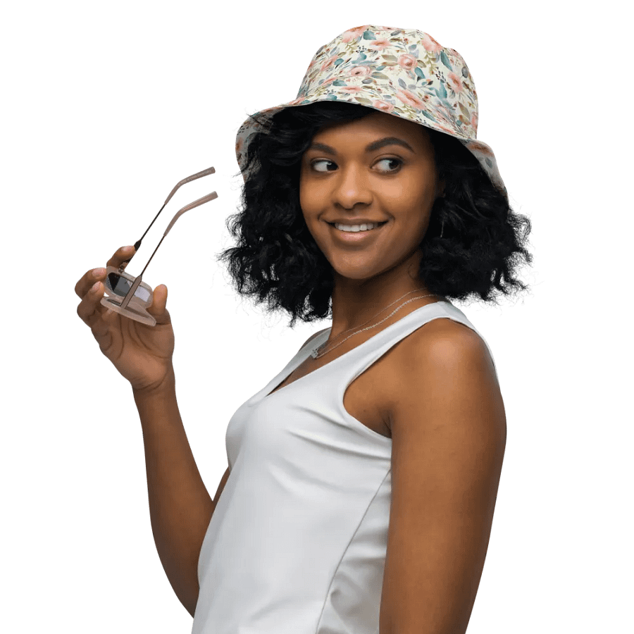ROSE PATTERN BUCKET HAT product image (6)