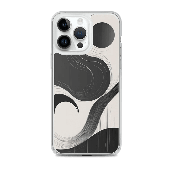 MagSafe® Clear Case for iPhone® – Lunar Abstraction product image (2)