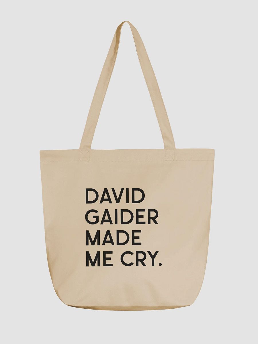 David Gaider Made Me Cry Tote (Oyster) product image (1)