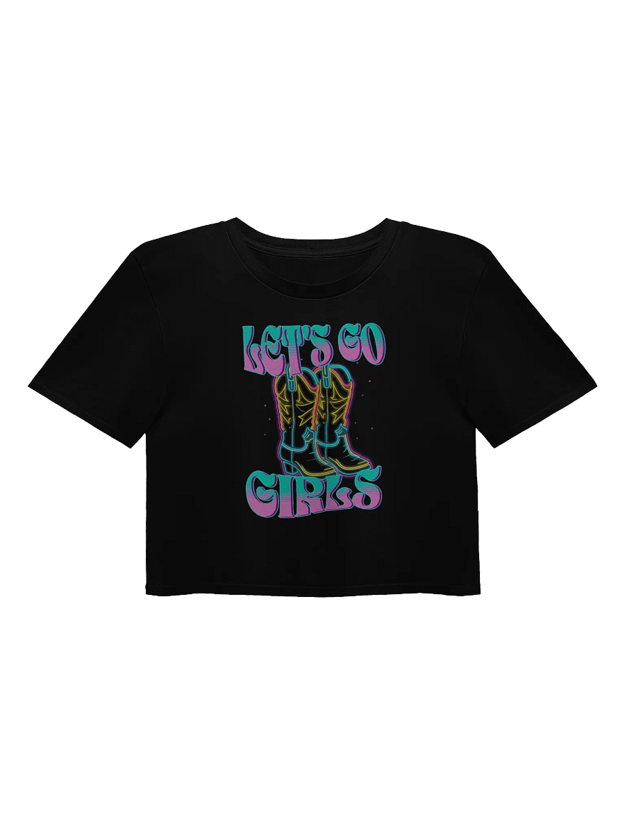 Let´s Go Girls! Neon Cowgirl Crop Top product image (1)