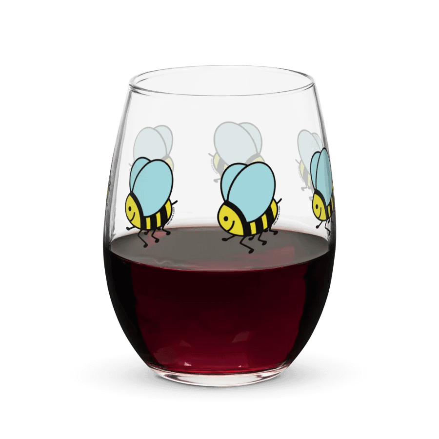 Basic Bee Wine Glass product image (7)